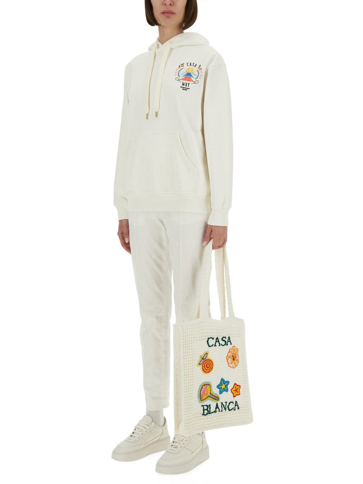 Casablanca Women "Casaway Mountain" Sweatshirt