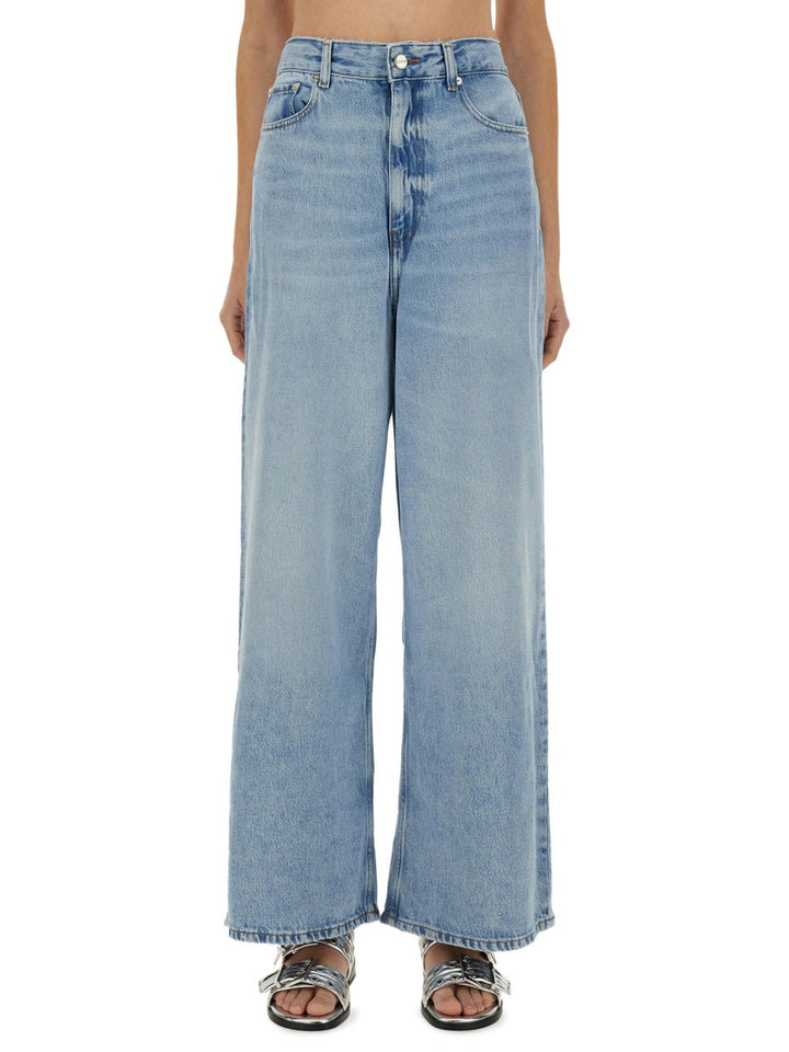 Ganni Women Jeans Baggy