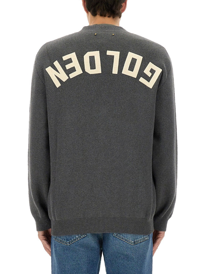 Golden Goose Men Logo Lapel Cardigan