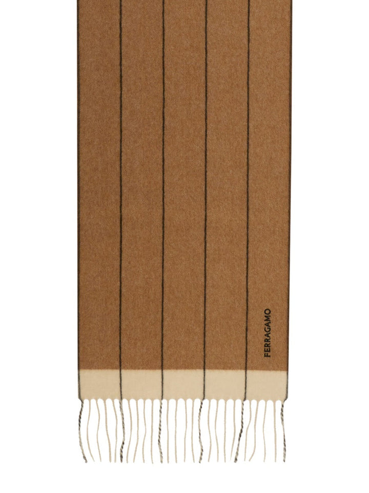 Ferragamo Men Cashmere Blend Scarf