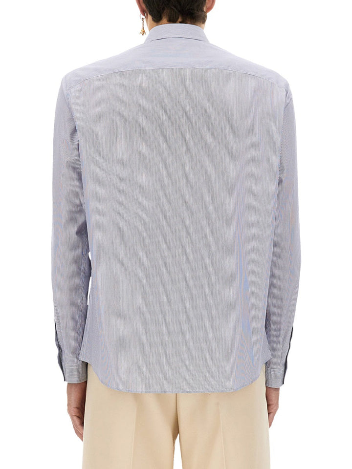 Valentino Men Striped Cotton Shirt