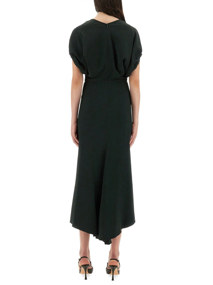 Victoria Beckham Women Blouson Midi Dress