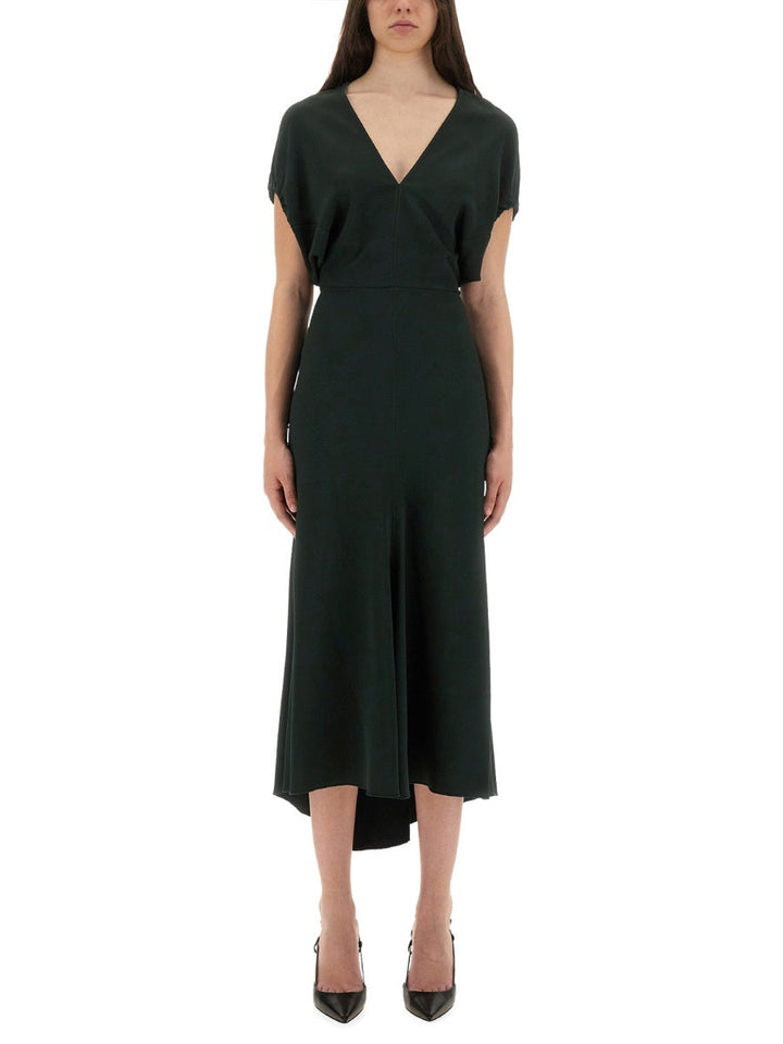 Victoria Beckham Women Blouson Midi Dress