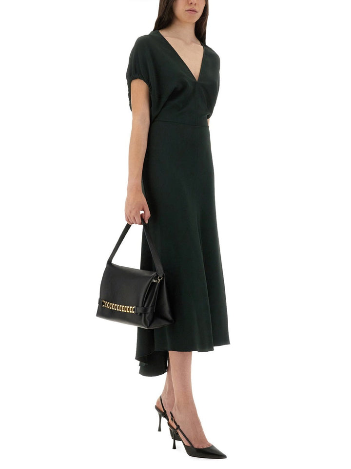 Victoria Beckham Women Blouson Midi Dress