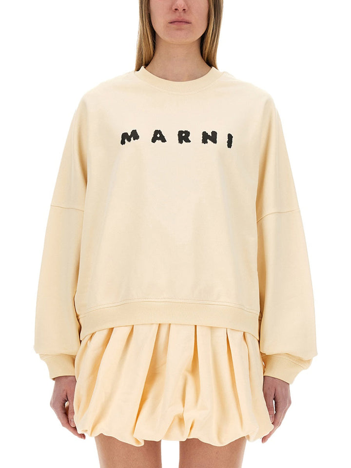 Marni Women Cotton Sweatshirt With Print