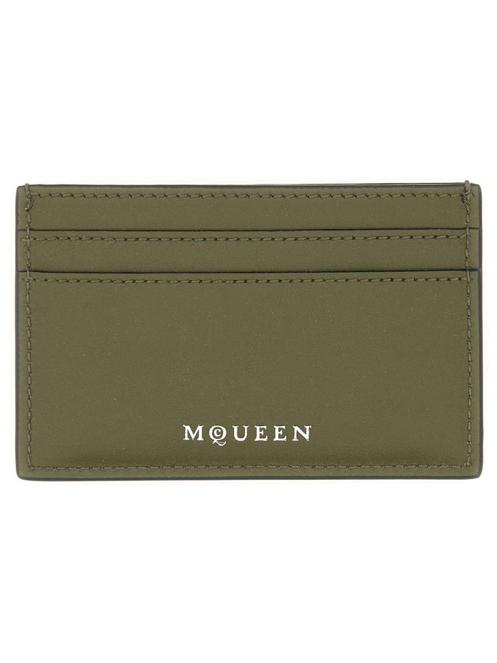 Alexander Mcqueen Men Card Holder "Skull"