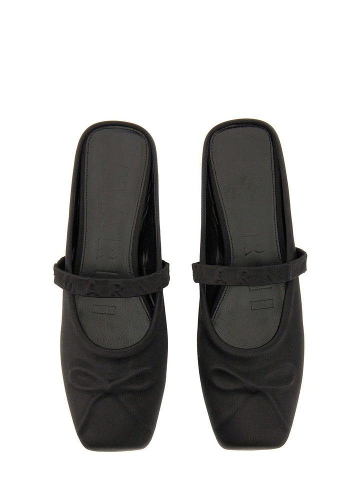 Marni Women Ballerina Sabot "Little Bow