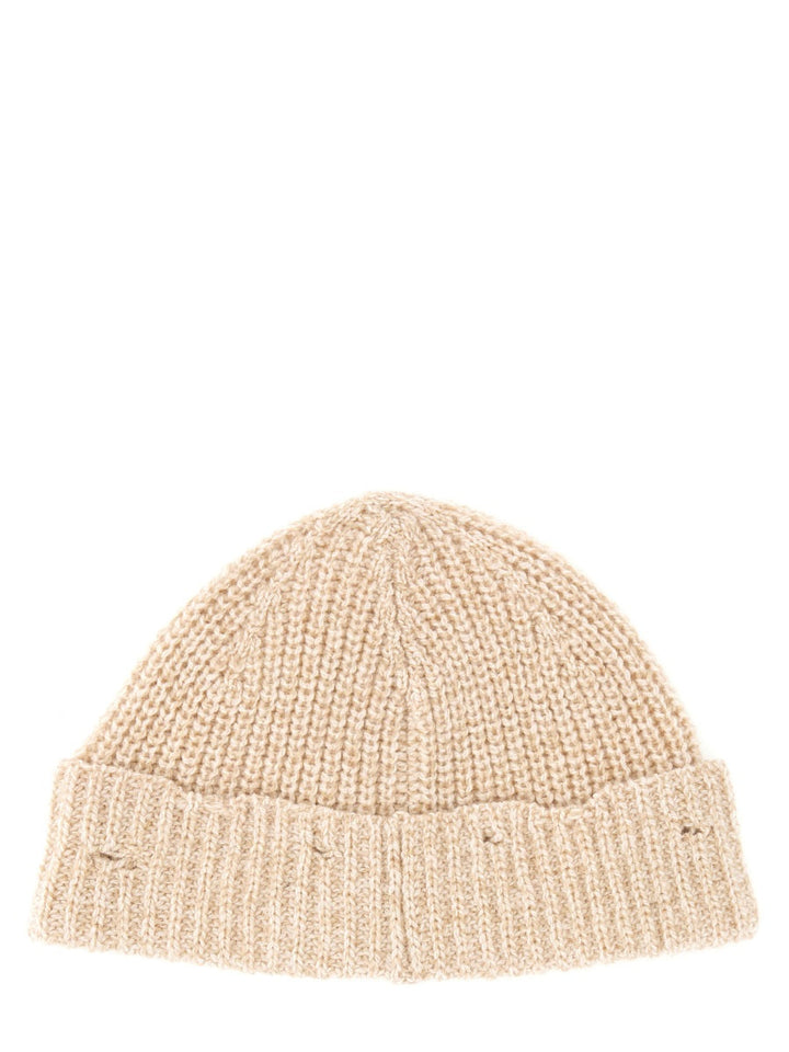 Marni Women Beanie Hat With "Marni Mending" Embroidery