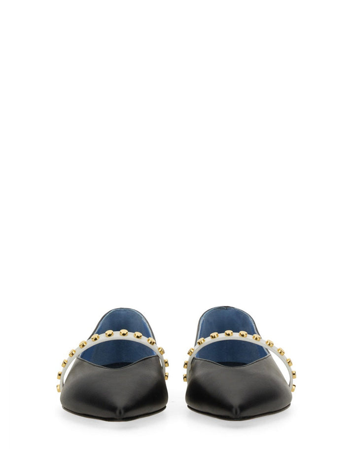 Alexander Mcqueen Women Leather Ballerina