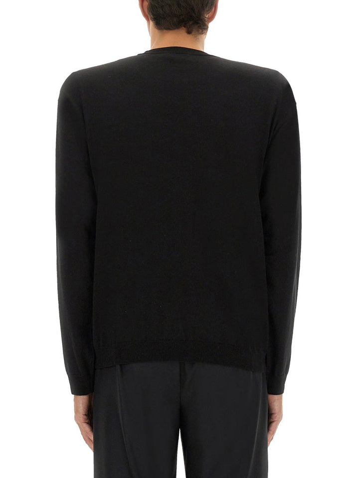Moschino Men Wool And Silk Pullover