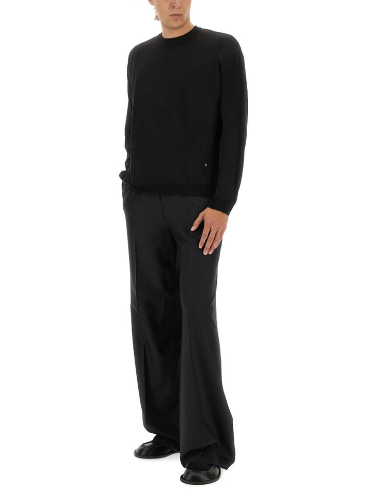 Moschino Men Wool And Silk Pullover