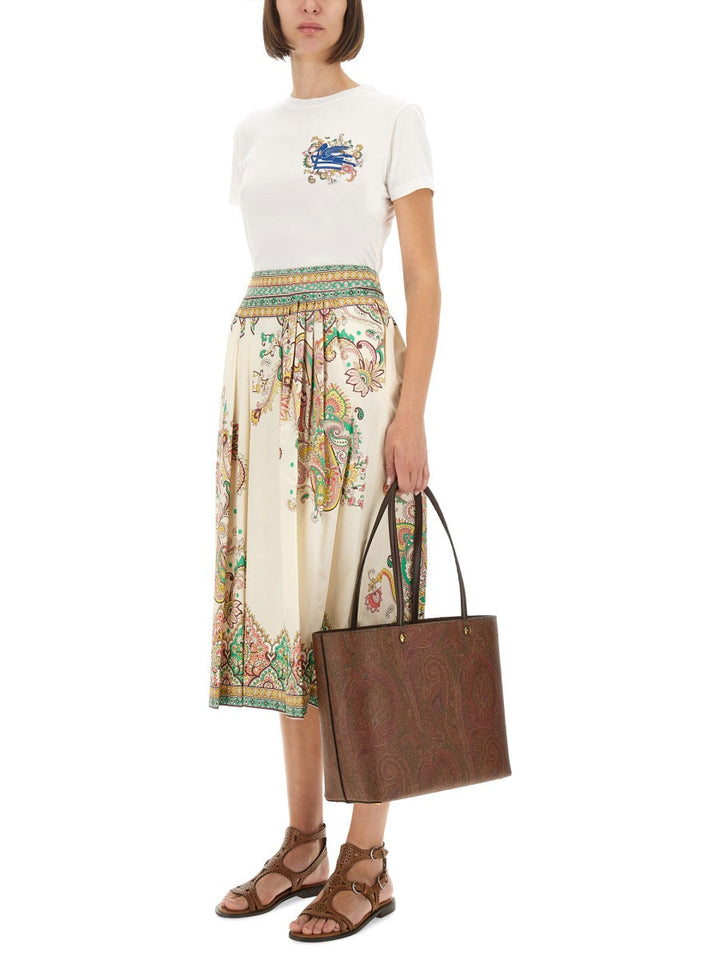 Etro Women Paisley Print Midi Skirt