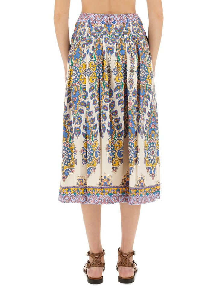 Etro Women Paisley Print Midi Skirt