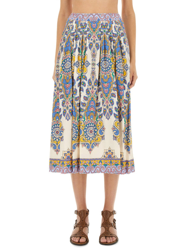 Etro Women Paisley Print Midi Skirt