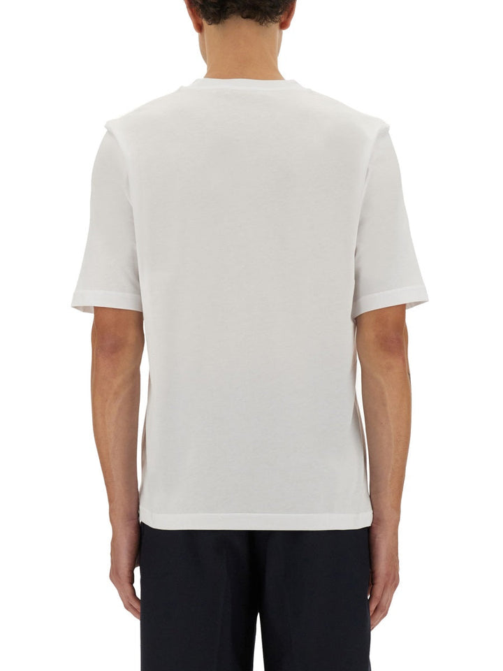 Marni Men Cotton T-Shirt With Maxi Print