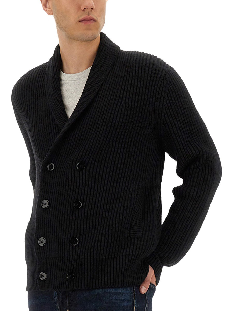 Tom Ford Men Double-Breasted Cardigan