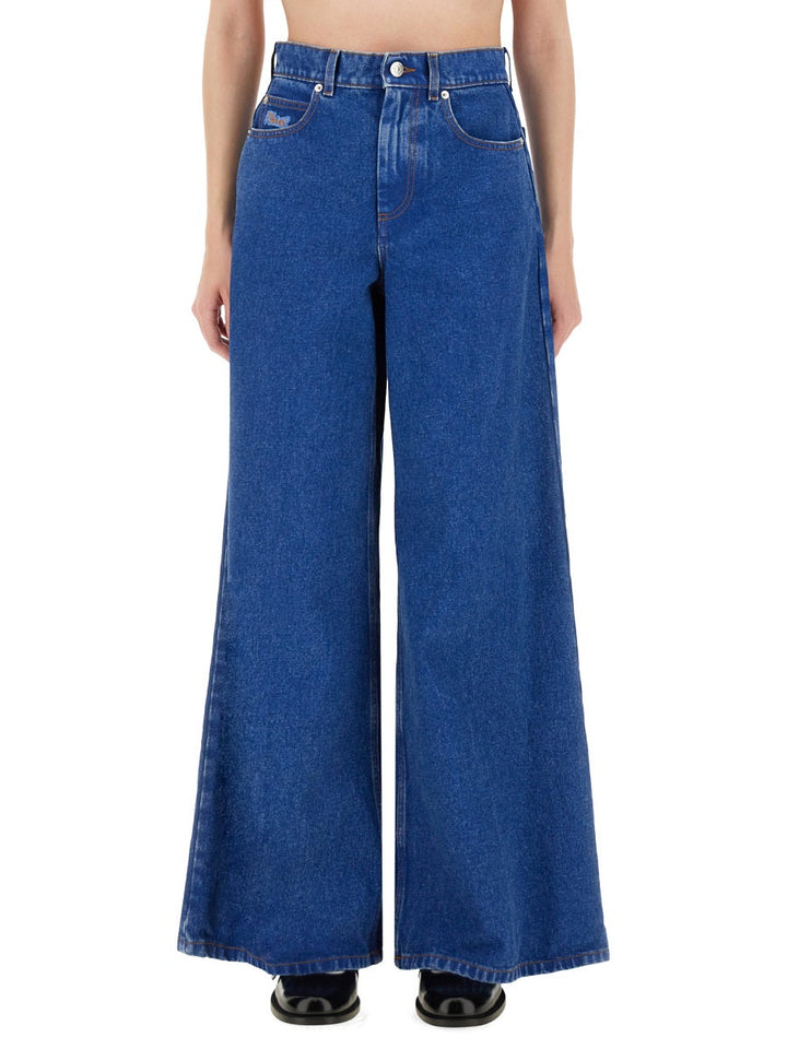 Marni Women Denim Wide Leg Jeans