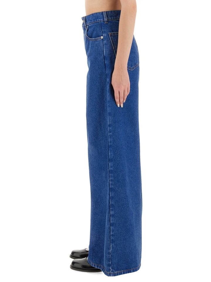 Marni Women Denim Wide Leg Jeans
