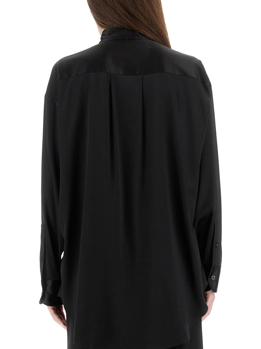 Tom Ford Women Stretch Silk Satin Shirt