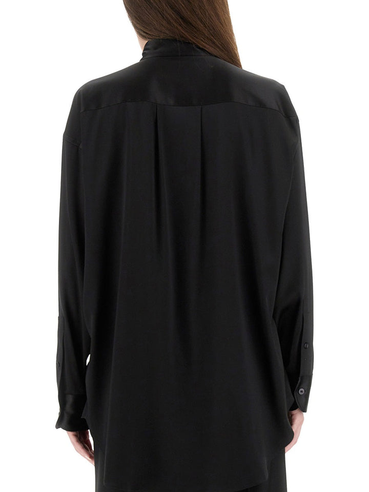 Tom Ford Women Stretch Silk Satin Shirt
