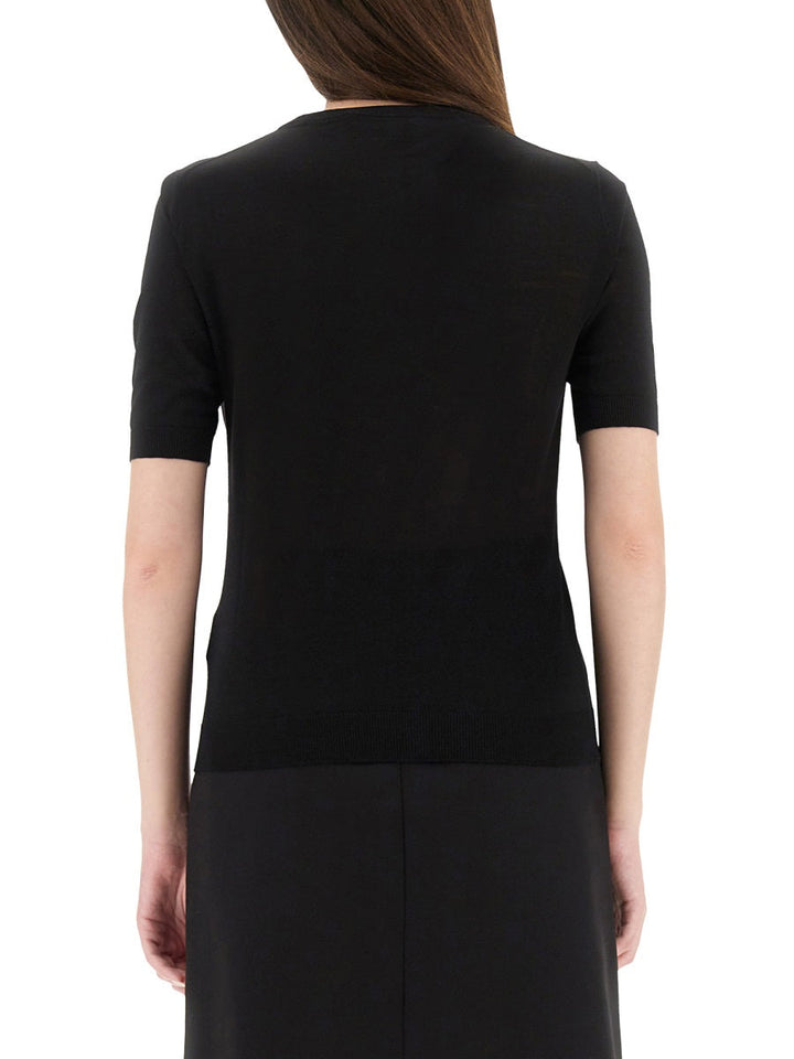 Versace Women Logo Knit T-Shirt