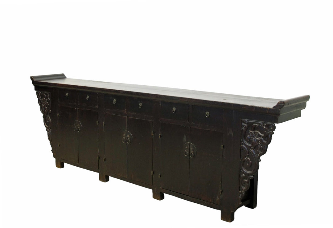 Dyag East 117 Inch Long Antique Chinese Dragon Sideboard | Designer Collection