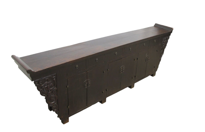 Dyag East 117 Inch Long Antique Chinese Dragon Sideboard | Designer Collection