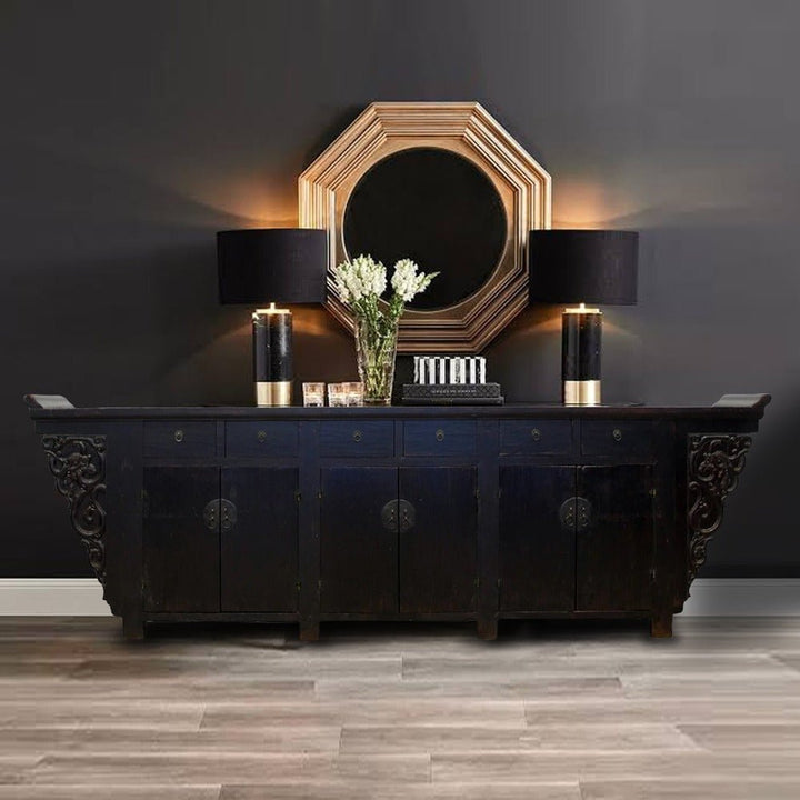 Dyag East 117 Inch Long Antique Chinese Dragon Sideboard | Designer Collection