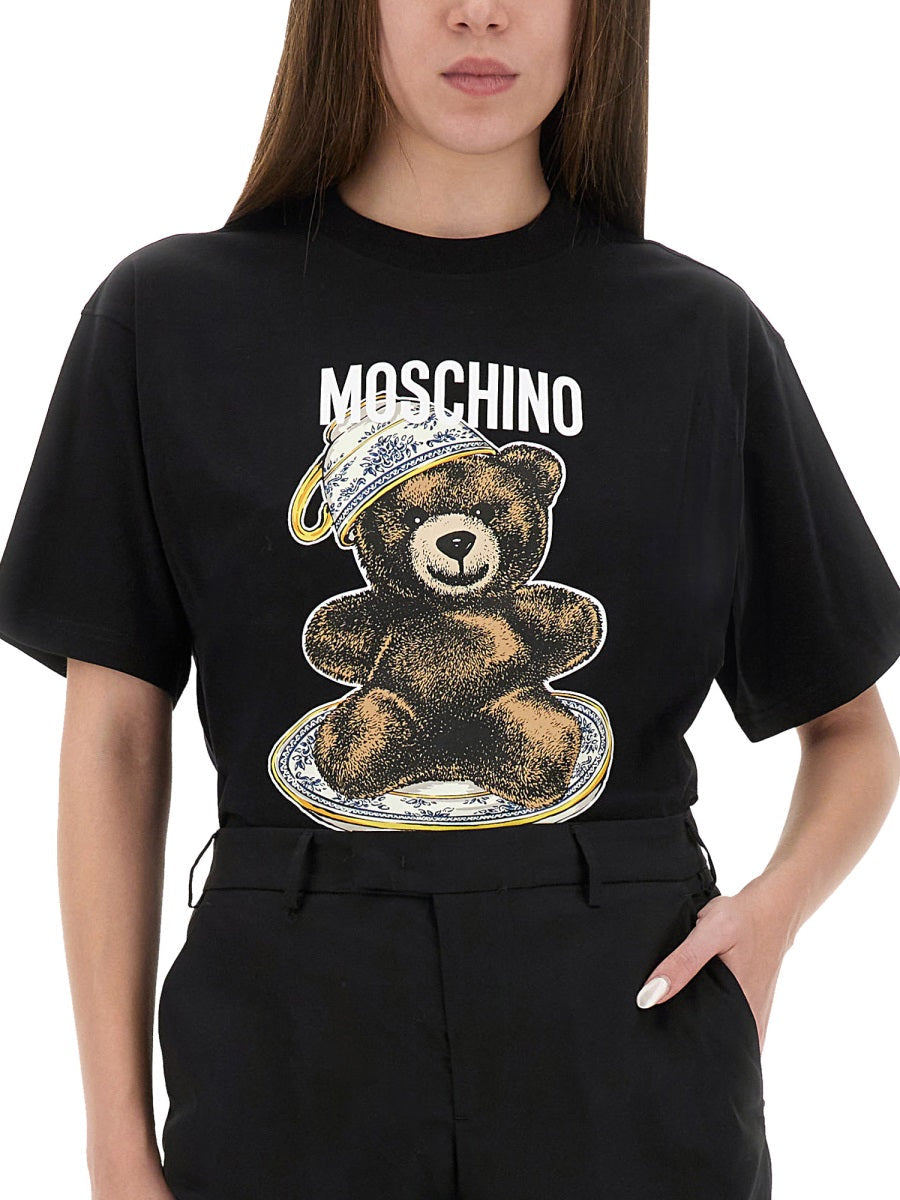 Moschino Women T-Shirt With "Teddy" Print