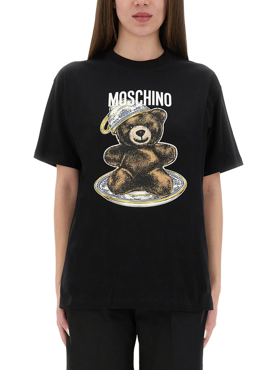 Moschino Women T-Shirt With "Teddy" Print