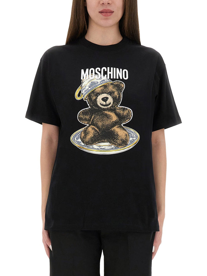Moschino Women T-Shirt With "Teddy" Print