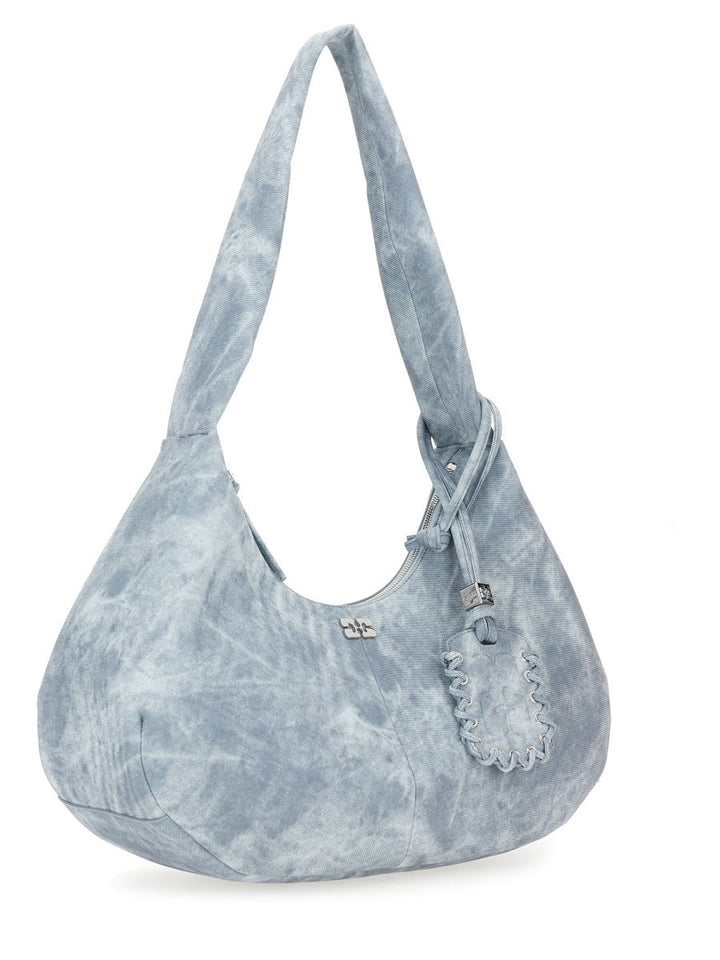 Ganni Women Medium "Bleached" Hobo Bag