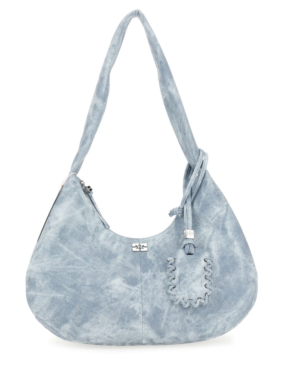 Ganni Women Medium "Bleached" Hobo Bag
