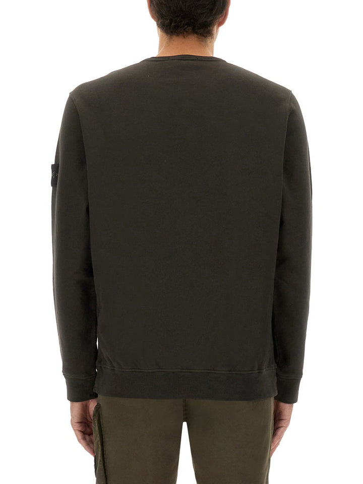 Stone Island Men Organic Cotton Sweatshirt