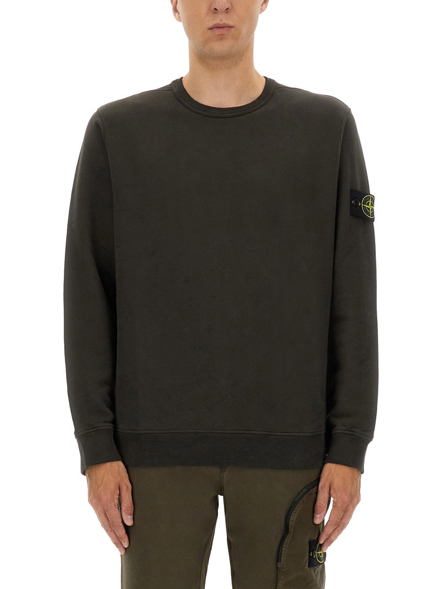 Stone Island Men Organic Cotton Sweatshirt
