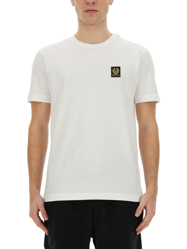 Belstaff Men T-Shirt With Logo Patch
