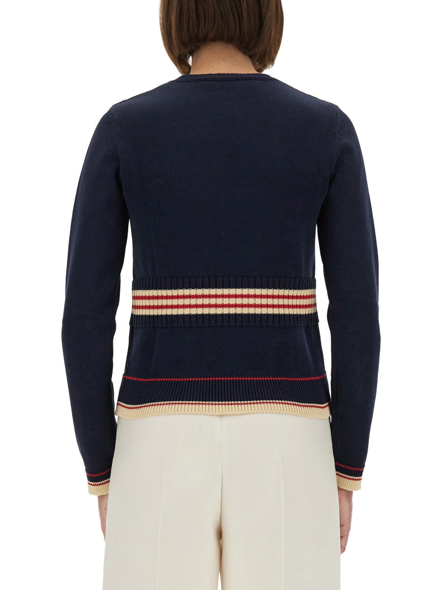 Valentino Women "Chez Valentino" Cotton Sweater