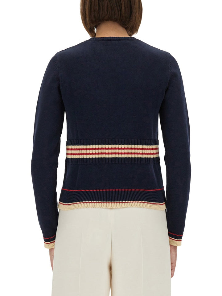 Valentino Women "Chez Valentino" Cotton Sweater