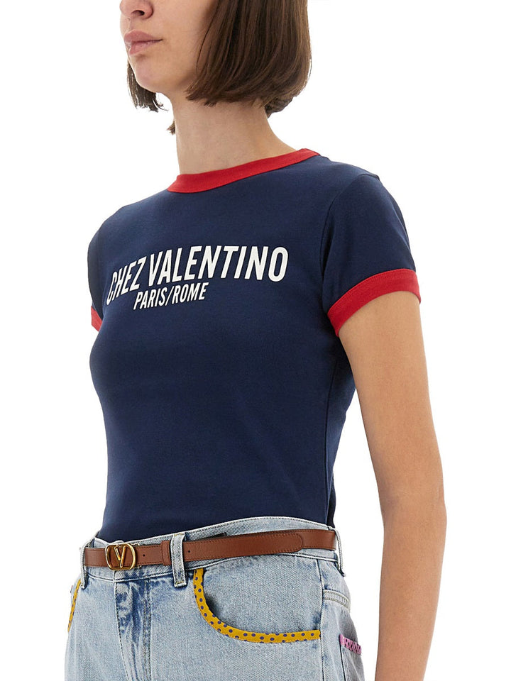 Valentino Women Cotton Jersey T-Shirt