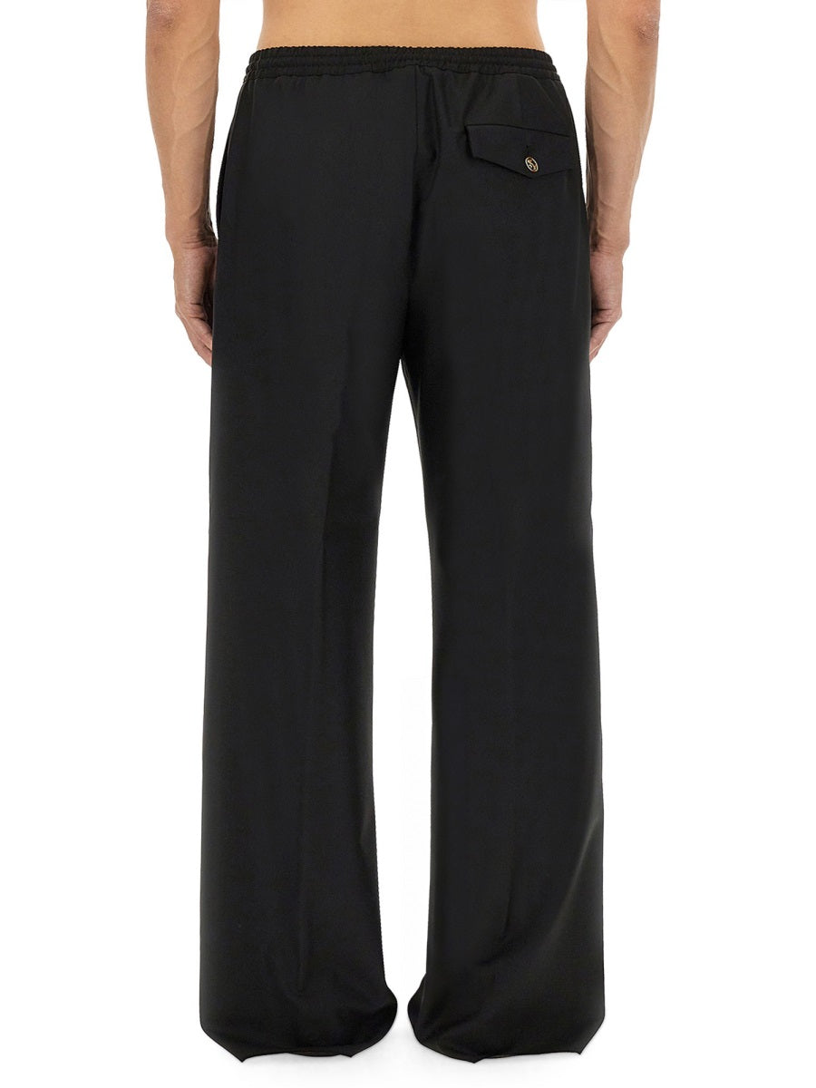 Moschino Men Wool Canvas Pants
