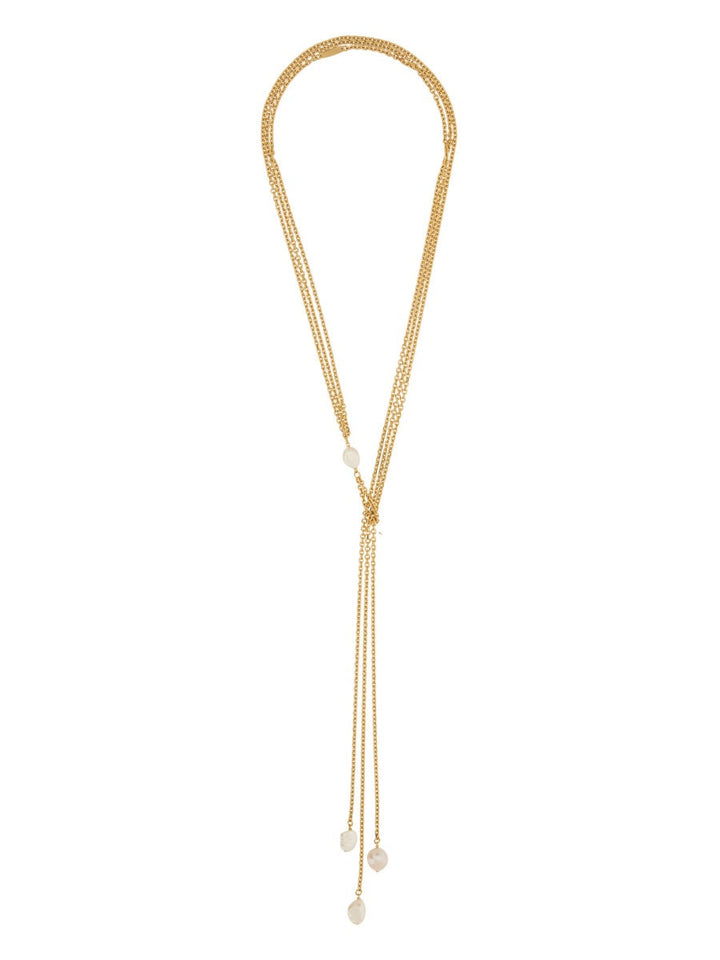 Golden Goose Women Necklace With Pearls