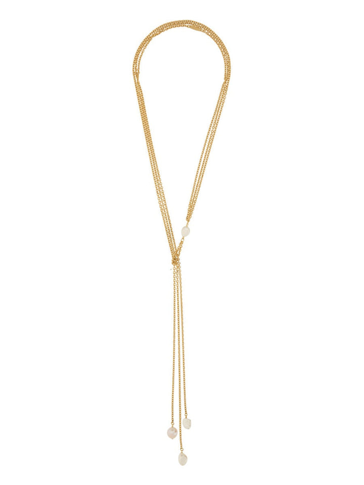 Golden Goose Women Necklace With Pearls
