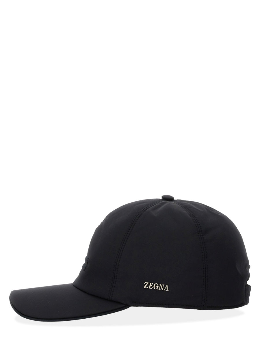 Zegna Men Baseball Hat With Logo