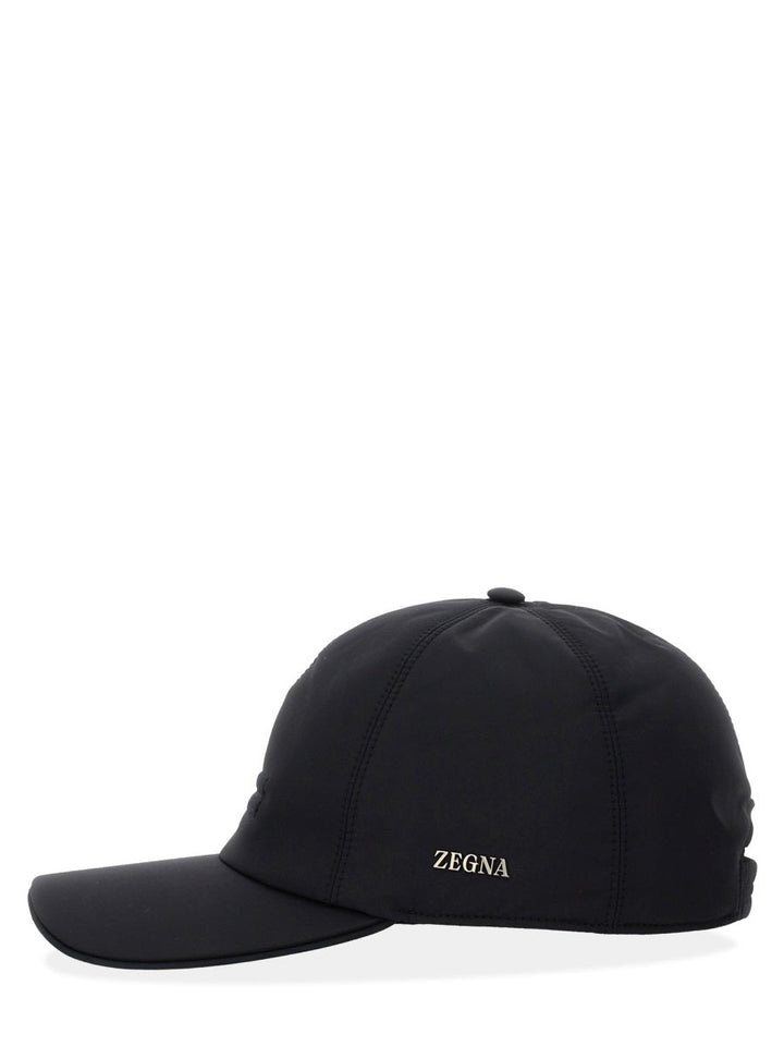 Zegna Men Baseball Hat With Logo