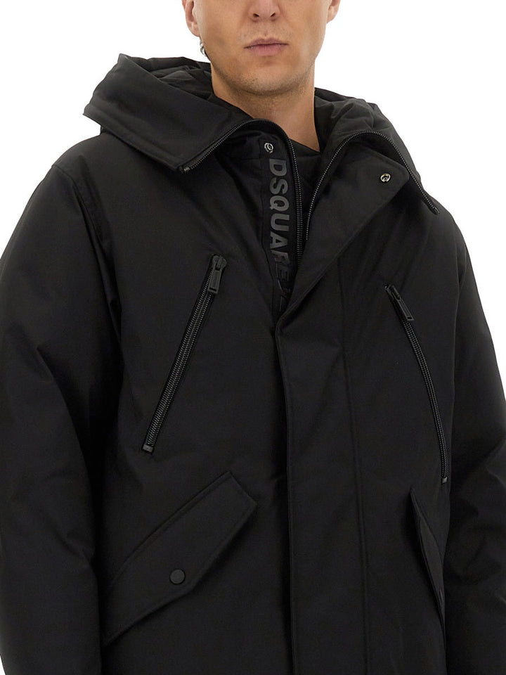 Dsquared Men Caban Puffer Coat