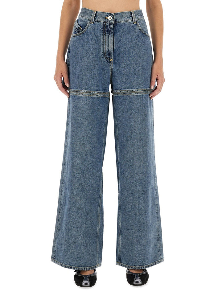 The Attico Women Long Denim Jeans