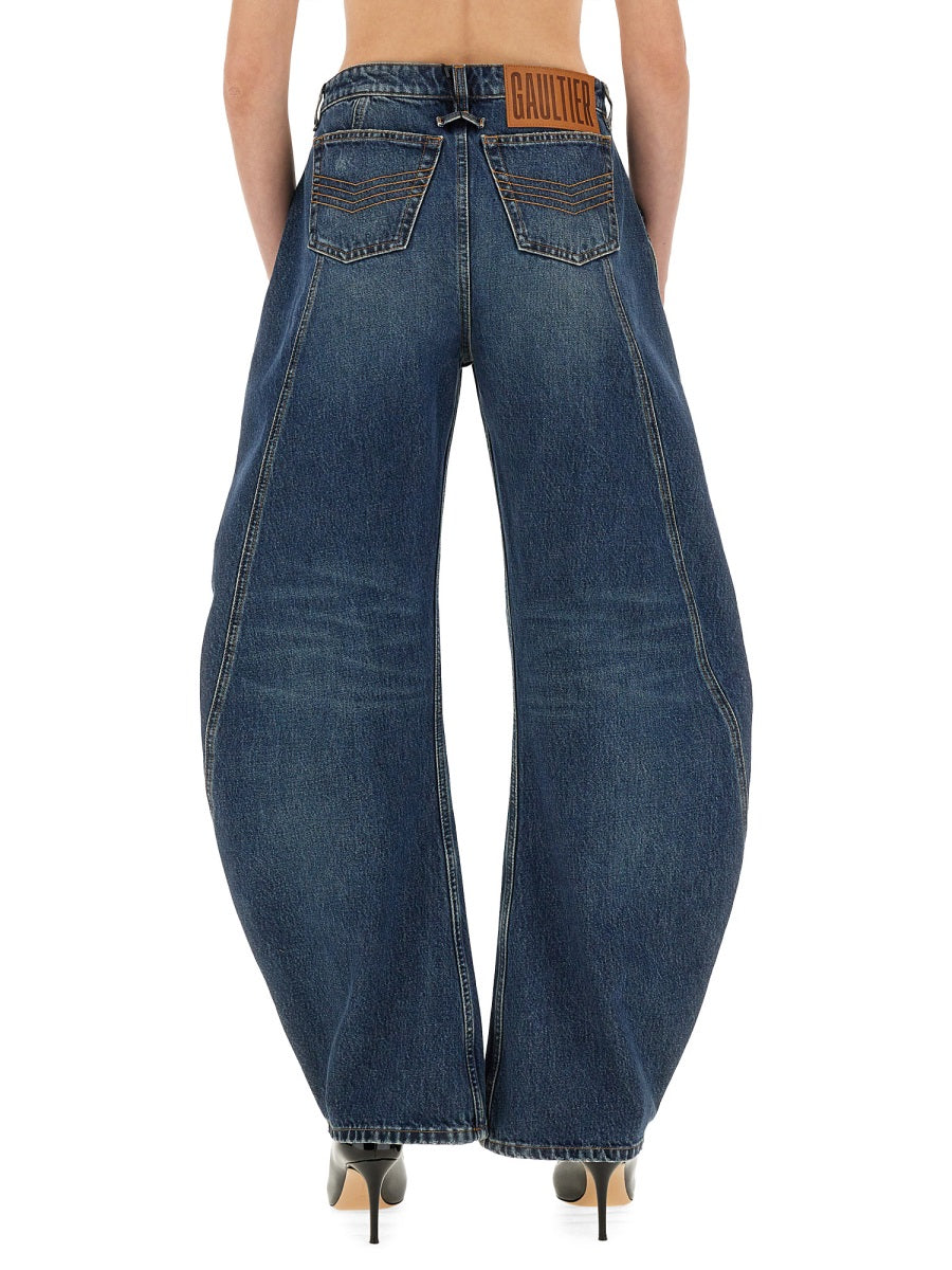 Jean Paul Gaultier Women Low-Rise Jeans