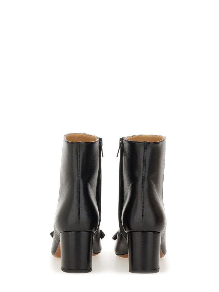 Valentino Garavani Women Kidskin "Valet Du Roi" Ankle Boot