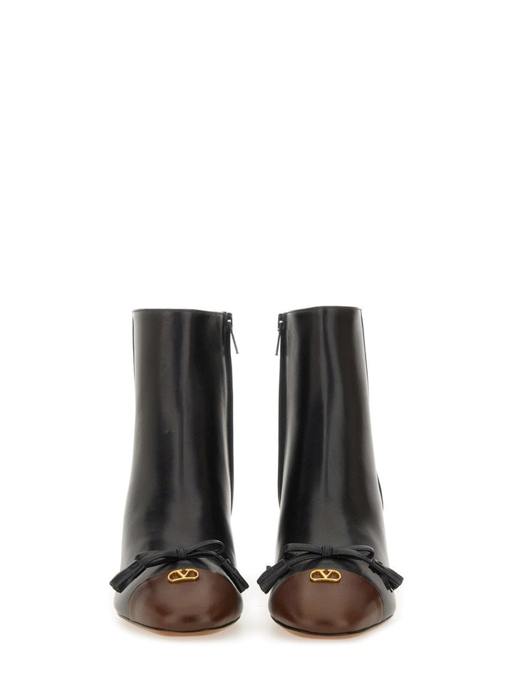 Valentino Garavani Women Kidskin "Valet Du Roi" Ankle Boot