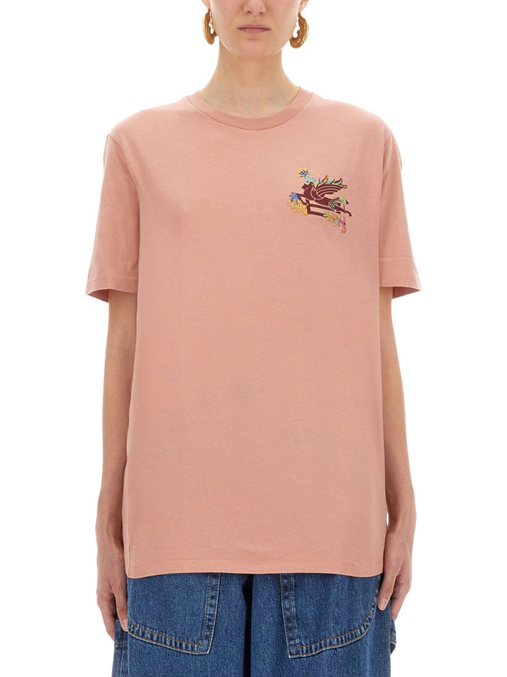 Etro Women T-Shirt With Pegasus